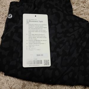 Lululemon In Movment Camo 25" leggings
